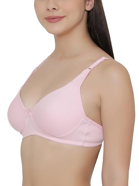Women’s Non-Padded Cotton-Blend Full-Cup Bra – Clovia